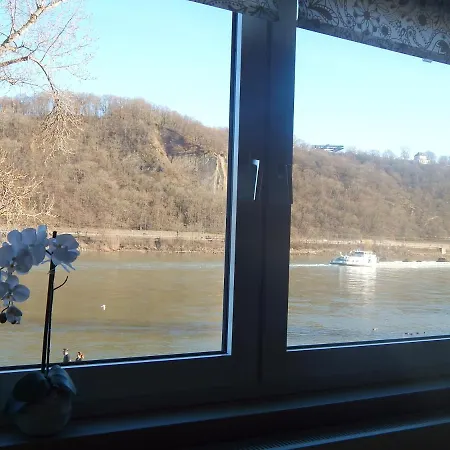 Ferienwohnung Rheinblick Koblenz Coblenza Esterno foto